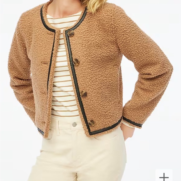 J Crew Sherpa lady jacket NWT - Picture 7 of 7